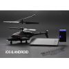 Helicopter apache RC pour iPhone/iPad/iPod/Android Phone (Camouflage de nuit)