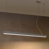 Suspensions Aluminium Gris LED 1 Pinne
