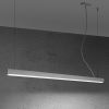Suspensions Aluminium Blanc LED 1 Pinne