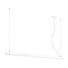 Suspensions Aluminium Blanc LED 1 Pinne