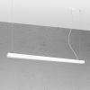 Suspensions Aluminium Blanc LED 1 Pinne