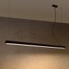 Suspensions Aluminium Noir LED 1 Pinne