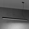 Suspensions Aluminium Noir LED 1 Pinne