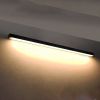 Appliques murales Aluminium Noir LED 1 Pinne