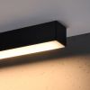 Plafonniers Aluminium Noir LED 1 Pinne