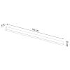 Plafonniers Aluminium Noir LED 1 Pinne