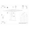 Plafonniers Aluminium Blanc LED 1 Pinne