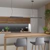 Plafonniers Aluminium Gris LED 1 Pinne