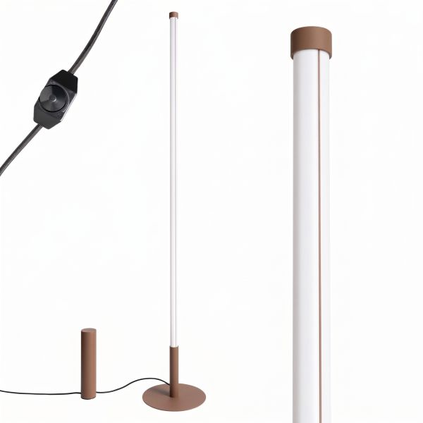 Lampadaire Acier Moka LED 1 Trang