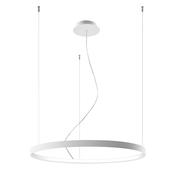 Lustres Aluminium Blanc LED 1 Rio