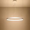 Lustres Aluminium Blanc LED 1 Rio