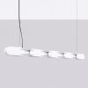 Suspensions Acier Blanc LED 1 Chain
