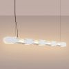 Suspensions Acier Blanc LED 1 Chain