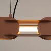Suspensions Acier Moka LED 1 Chain
