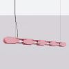 Suspensions Acier Rose LED 1 Chain
