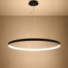 Lustres Aluminium Noir LED 1 Rio