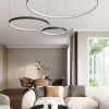 Lustres Aluminium Noir LED 1 Rio