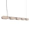 Suspensions Acier Taupe LED 1 Chain