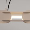 Suspensions Acier Taupe LED 1 Chain