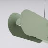 Suspensions Acier Vert Olive LED 1 Chain