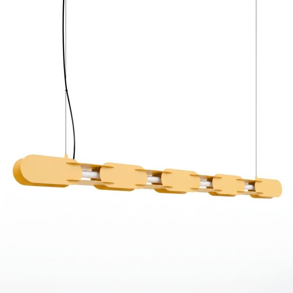 Suspensions Acier Jaune LED 1 Chain