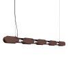 Suspensions Acier Marron LED 1 Chain