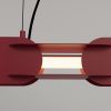 Suspensions Acier Bordeaux LED 1 Chain