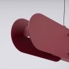 Suspensions Acier Bordeaux LED 1 Chain
