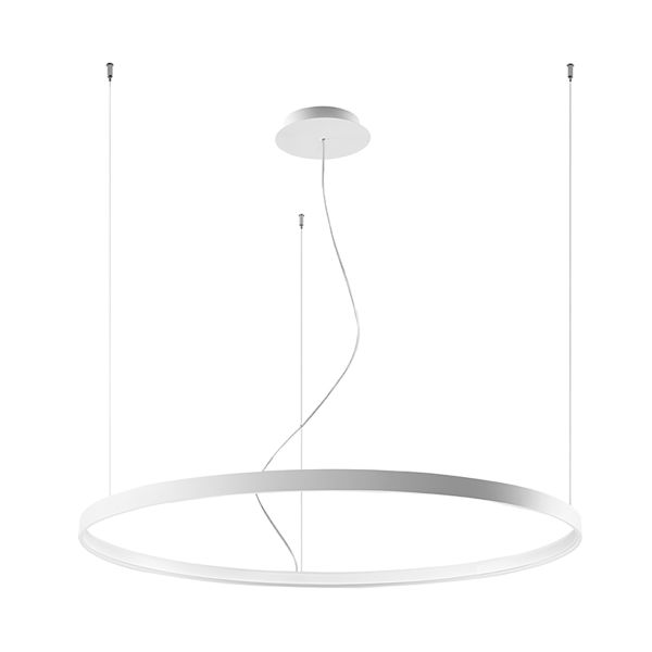 Lustres Aluminium Blanc LED 1 Rio