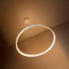 Lustres Aluminium Blanc LED 1 Rio