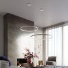 Lustres Aluminium Blanc LED 1 Rio