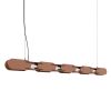 Suspensions Acier Moka LED 1 Chain