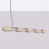 Suspensions Acier Taupe LED 1 Chain