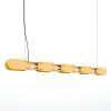 Suspensions Acier Jaune LED 1 Chain