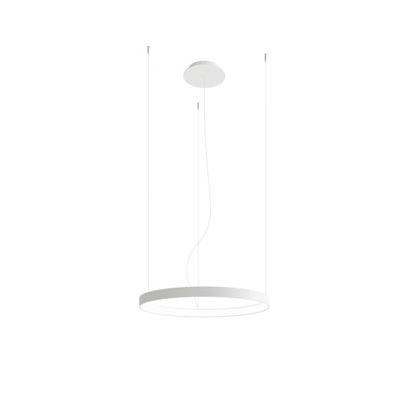 Lustres Aluminium Blanc LED 1 Rio