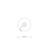Lustres Aluminium Blanc LED 1 Rio
