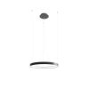 Lustres Aluminium Noir LED 1 Rio
