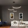Lustres Aluminium Noir LED 1 Rio