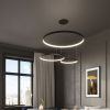 Lustres Aluminium Noir LED 1 Rio