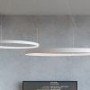 Lustres Aluminium Blanc LED 1 Rio