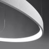 Lustres Aluminium Blanc LED 1 Rio