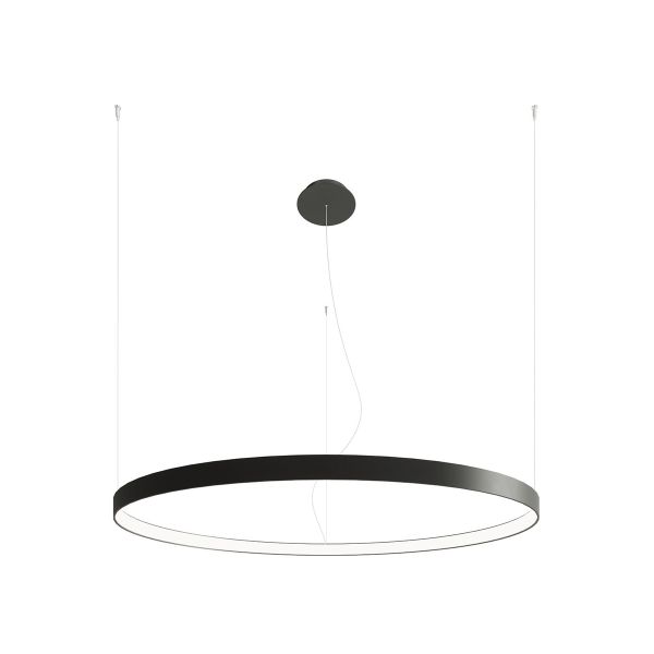 Lustres Aluminium Noir LED 1 Rio