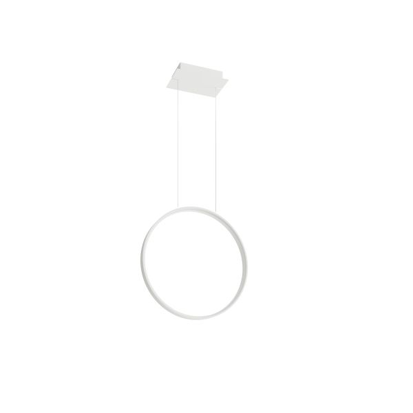 Suspensions Aluminium Blanc LED 1 Rio