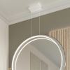 Suspensions Aluminium Blanc LED 1 Rio