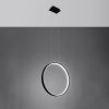 Suspensions Aluminium Noir LED 1 Rio