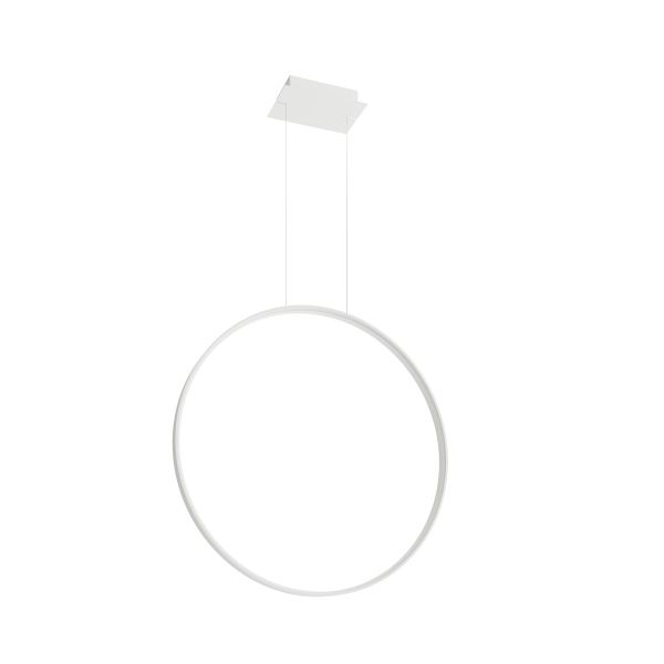 Suspensions Aluminium Blanc LED 1 Rio