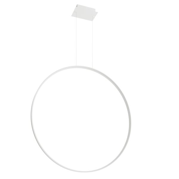 Suspensions Aluminium Blanc LED 1 Rio