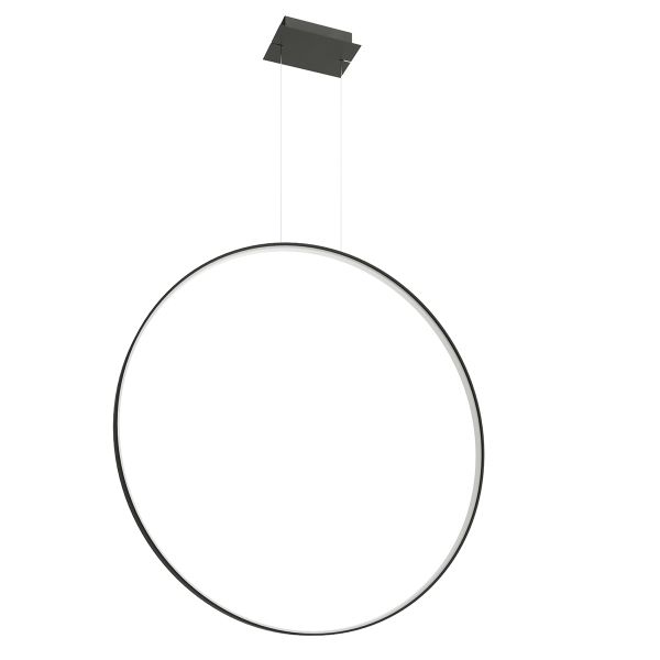 Suspensions Aluminium Noir LED 1 Rio