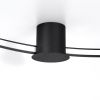 Plafonniers Aluminium Noir LED 1 Rio