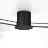 Plafonniers Aluminium Noir LED 1 Rio